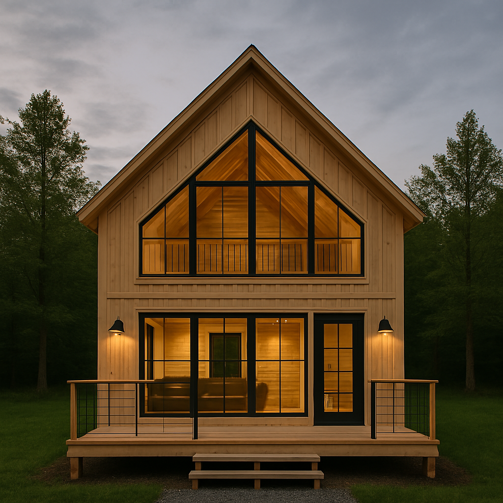 River City Log Home Plan - Log Home Kit