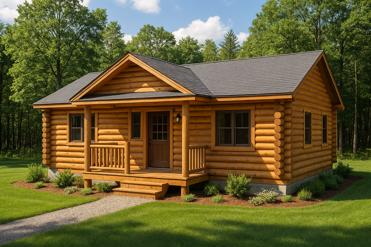 Windy Willow Log Home Plan - Log Home Kit