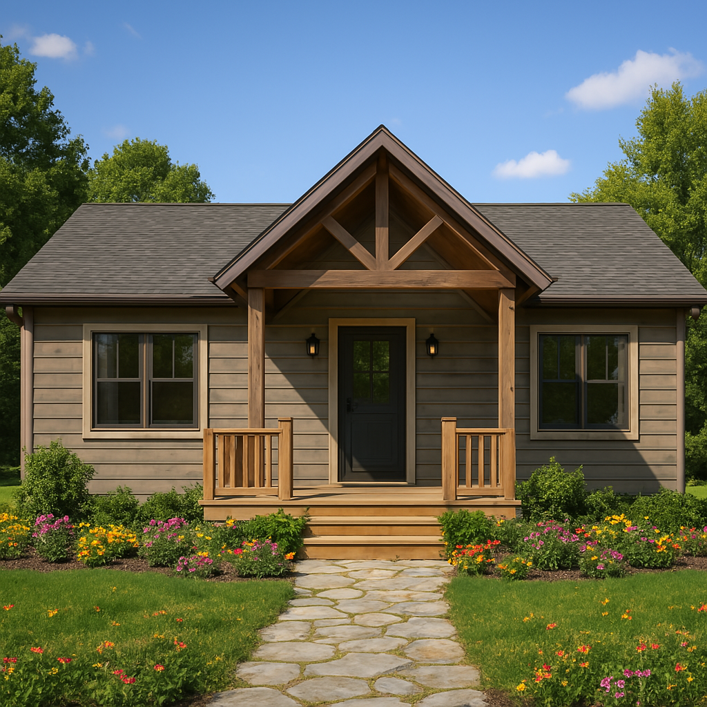 The Green Briar Log Home Plan - Log Home Kit