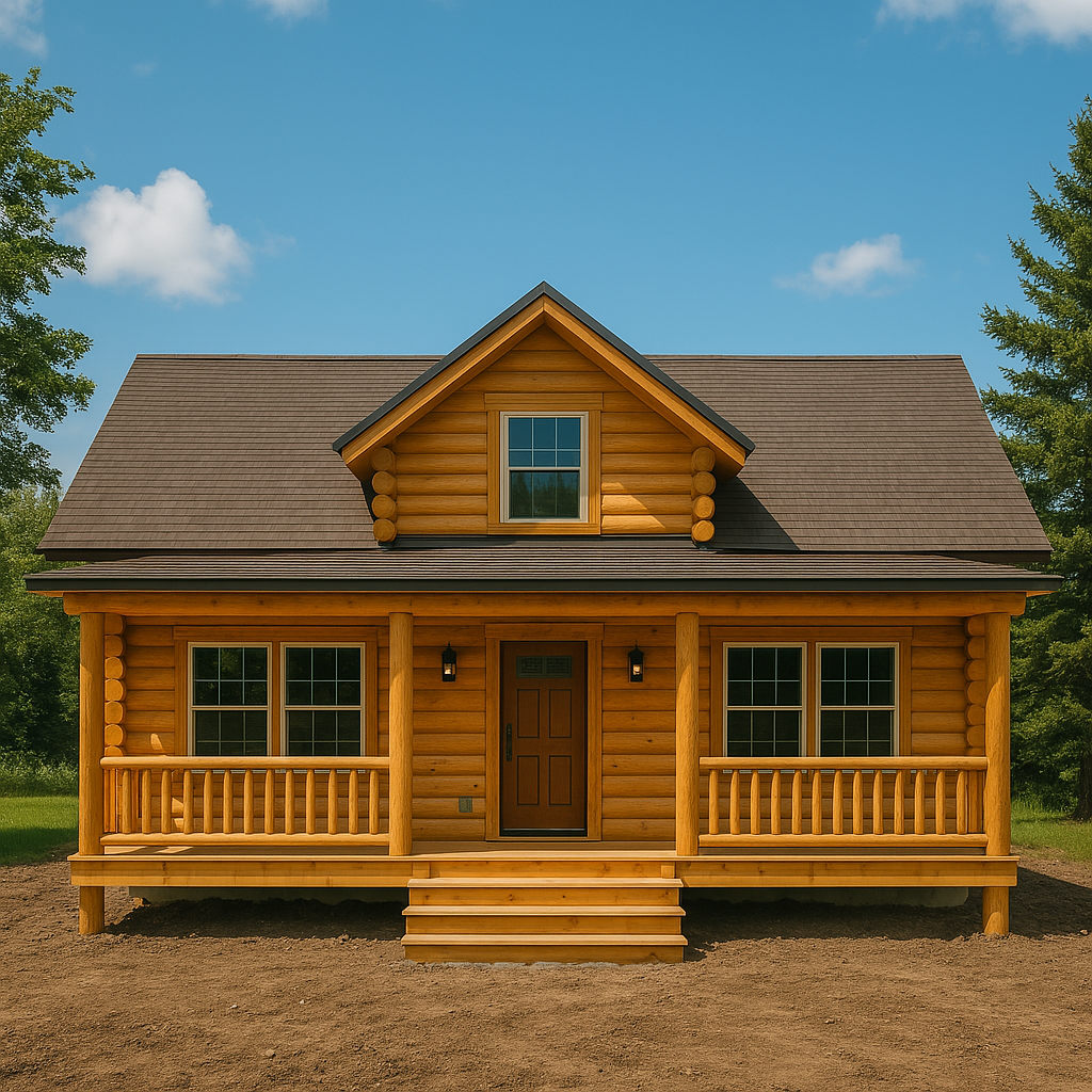 The Bourbon Log Home Plan - Log Home Kit