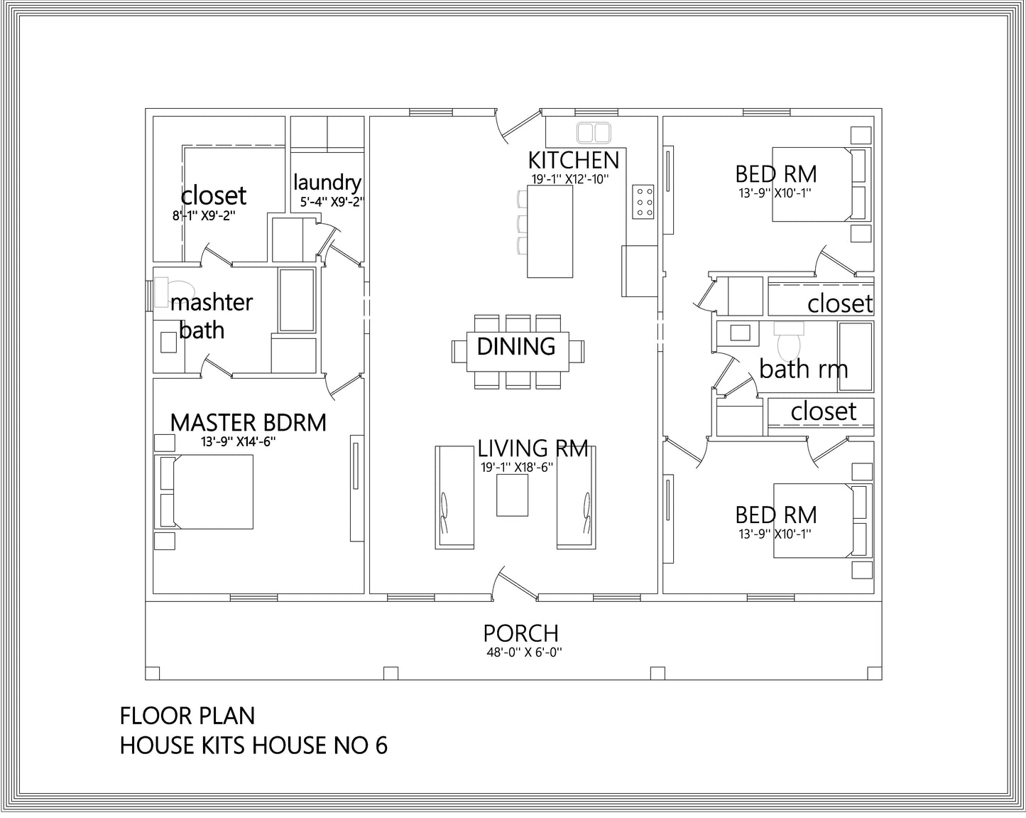 Lavender Bloom Cottage Affordable House Kit
