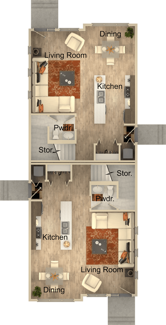 Duo Nest Duplex House Kit - Duplex Home Kit