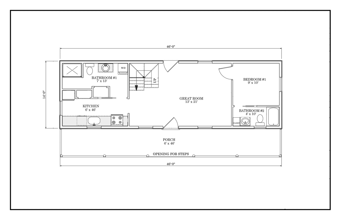 FLOOR PLAN #201 - 3 BED 2 BATH - BIG BERTHA 3.0