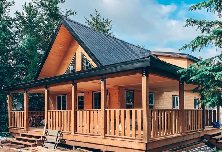 NORDIC LOG CABIN KITS (MANY SIZE & PRICE OPTIONS TO FIT YOUR LOT & BUDGET- SCROLL DOWN)
