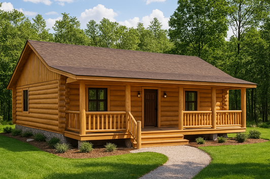 The Pinehurst Log Home Plan - Log Home Kit