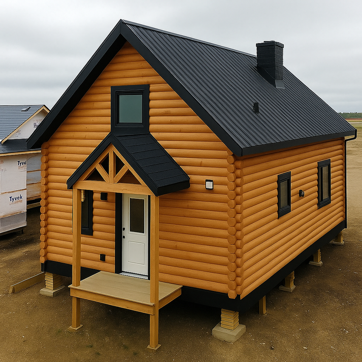 The Woodland Panelized Log Home Kit - Panelized Cabin Kits ...