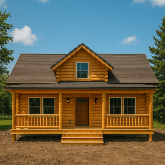 The Bourbon Log Home Plan - Log Home Kit