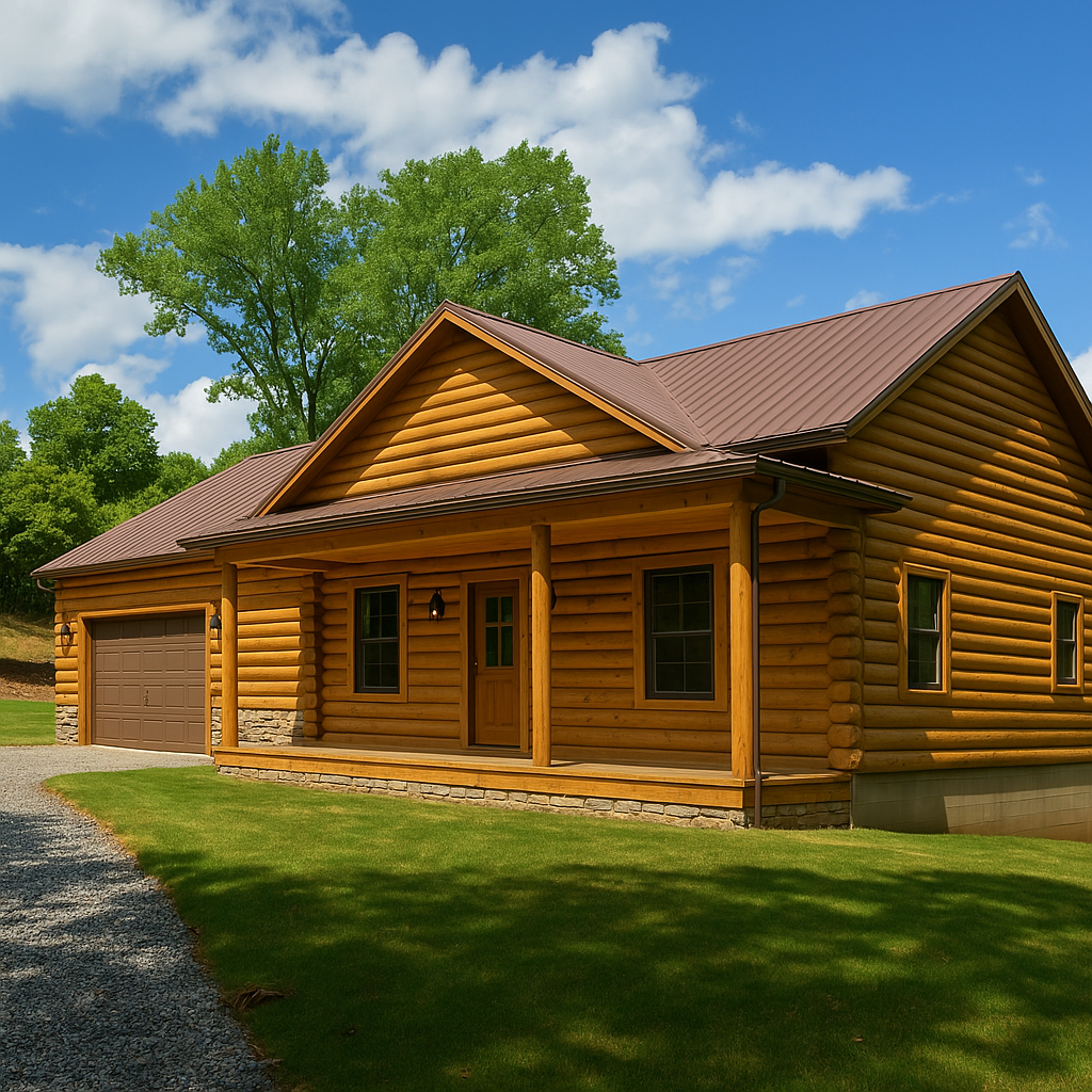 Red River Gorge Log Home Plan - Log Home Kit