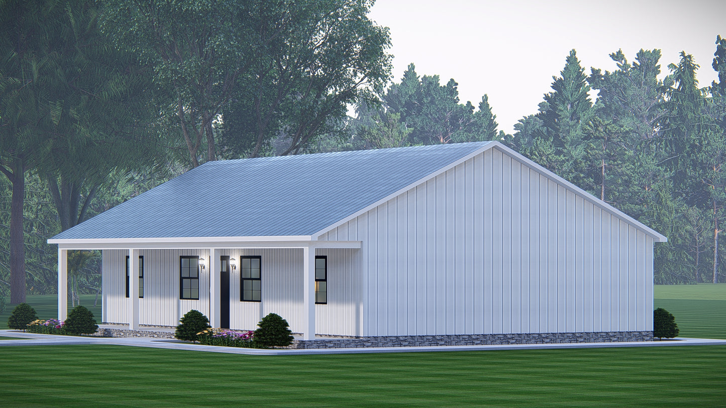 Lavender Bloom Cottage Affordable House Kit
