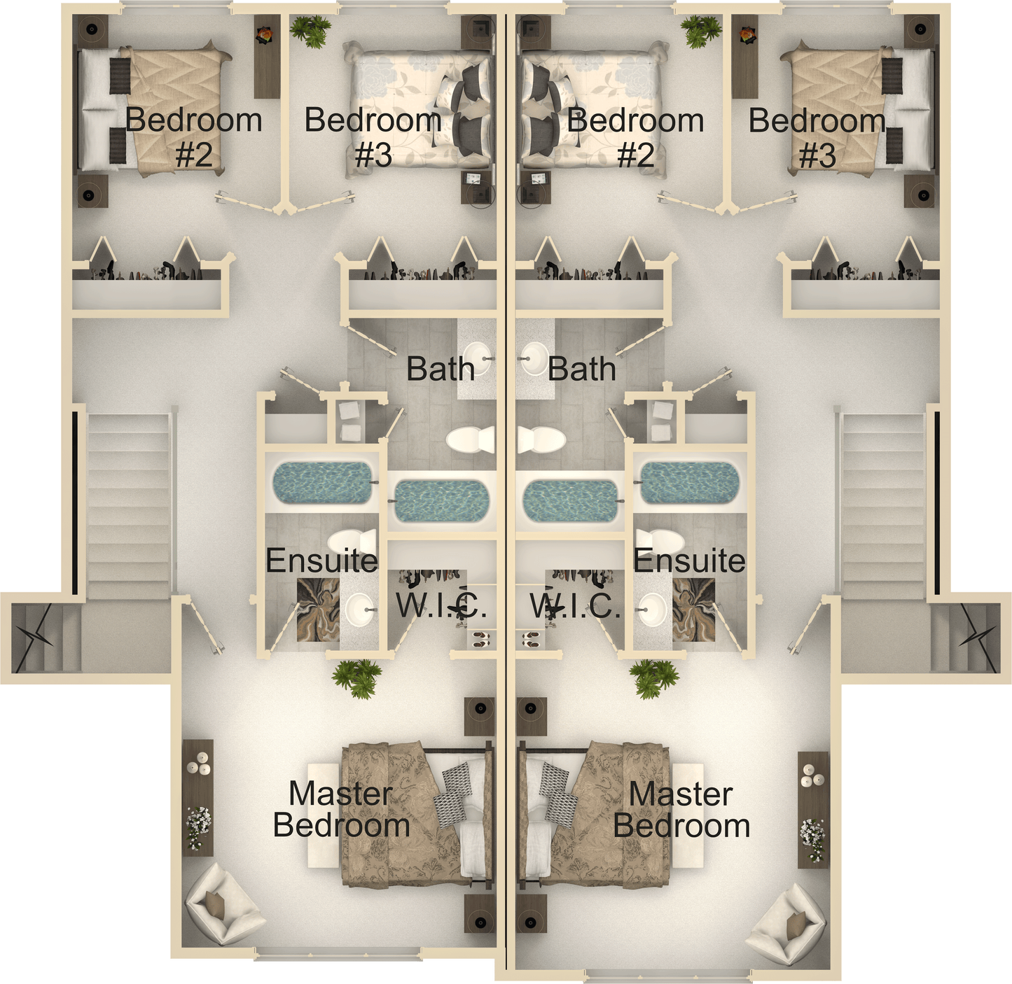 Dual Bliss Duplex House Kit - Duplex Home Kit