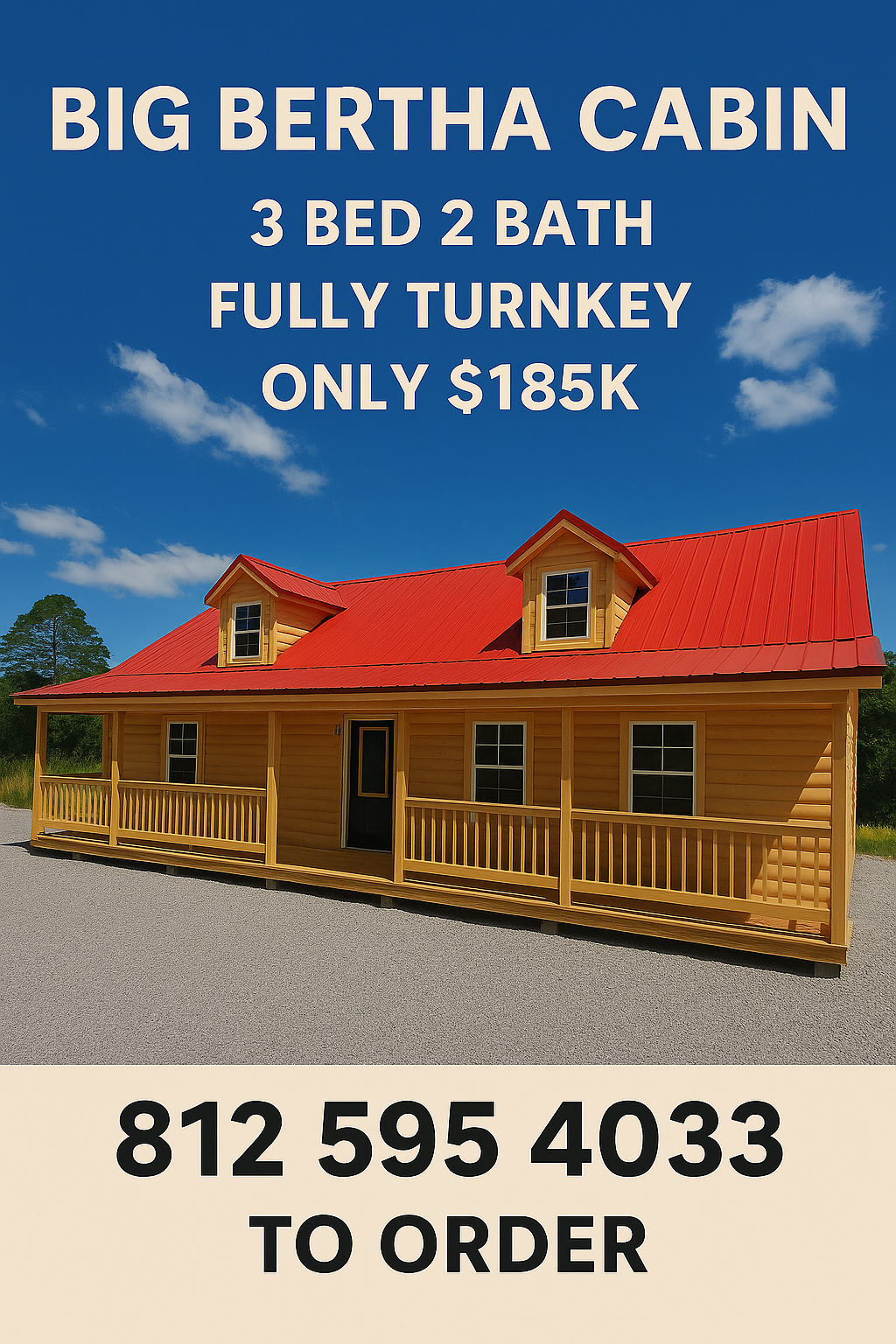 FLOOR PLAN #201 - 3 BED 2 BATH - BIG BERTHA 3.0