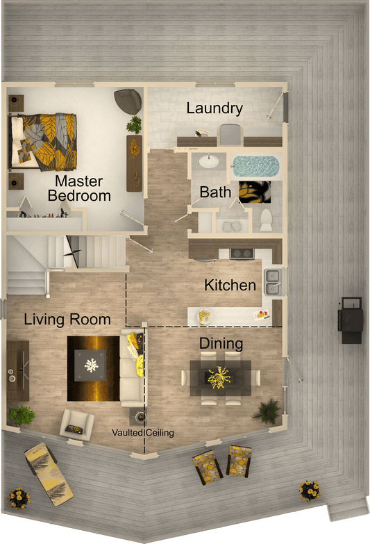 Velvet HIll Cottage House Kit - Home Kit